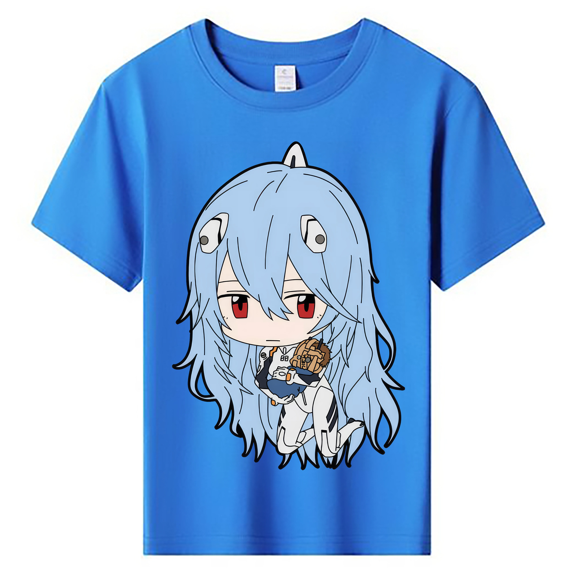 （画像用） EVA 新世紀エヴァンゲリオン 綿100％キッズTシャツ（フロントプリント）